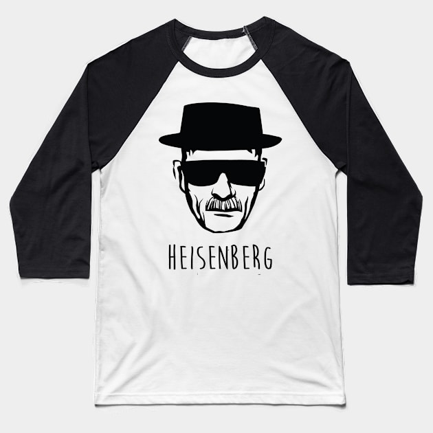 Heisenberg Baseball T-Shirt by mozarellatees